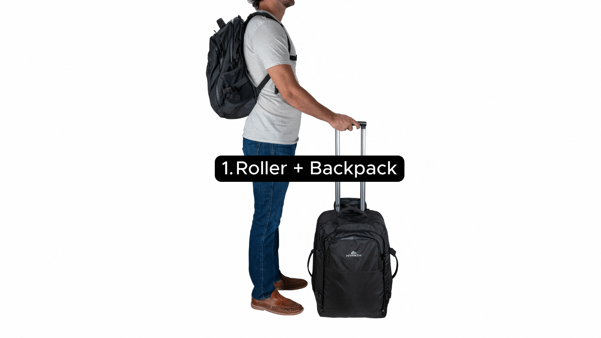 Hypath 2 in 1 Transformer Backpack Hypath Travel